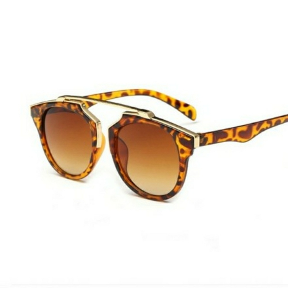 Lovely modern chic turquoise tortoise sunglasses